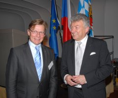 Martin Waniek mit Dr. Klaus Leipold, Rechtsanwalt, Prsidiumsmitglied des Peutinger-Collegiums